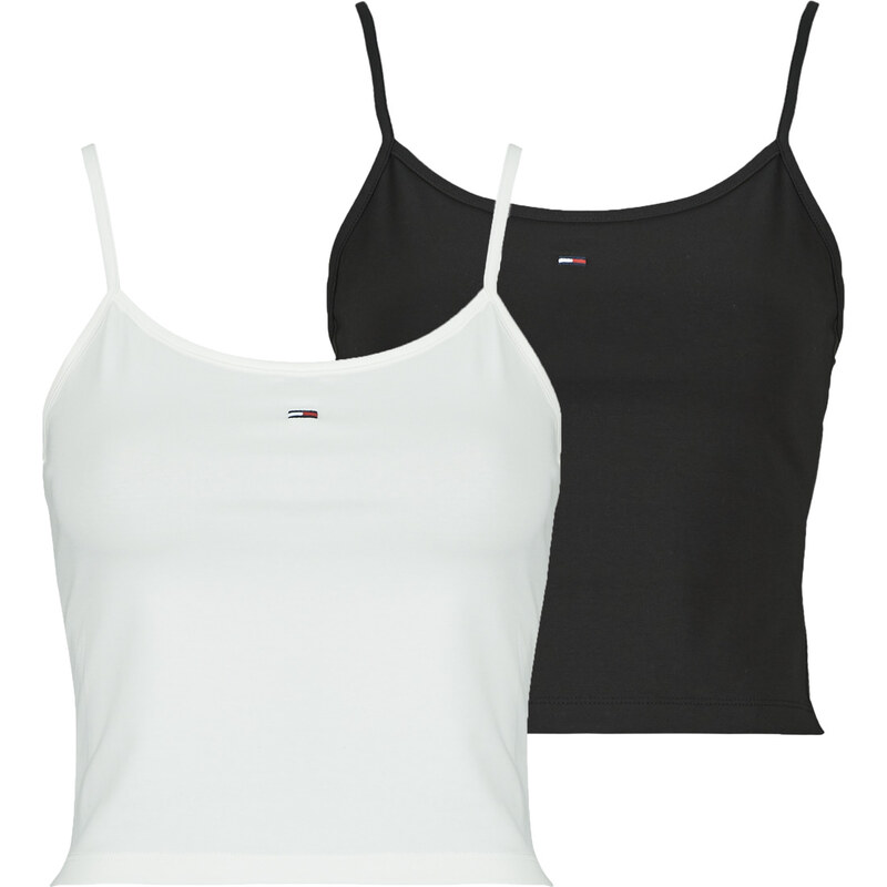 Tommy Jeans Tielka a tričká bez rukávov TJW 2PACK ESSENTIAL STRAP TOP 67783134