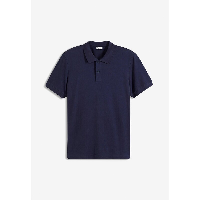 bonprix Polo tričko, piké, z čistej bio bavlny, farba modrá 44731907