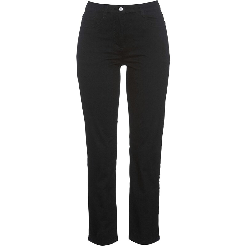bonprix 7/8 strečové nohavice, farba čierna 44732455