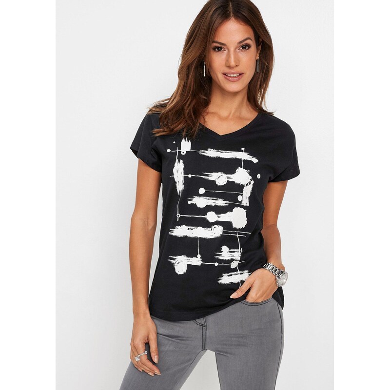 bonprix Tričko, farba čierna 44733060