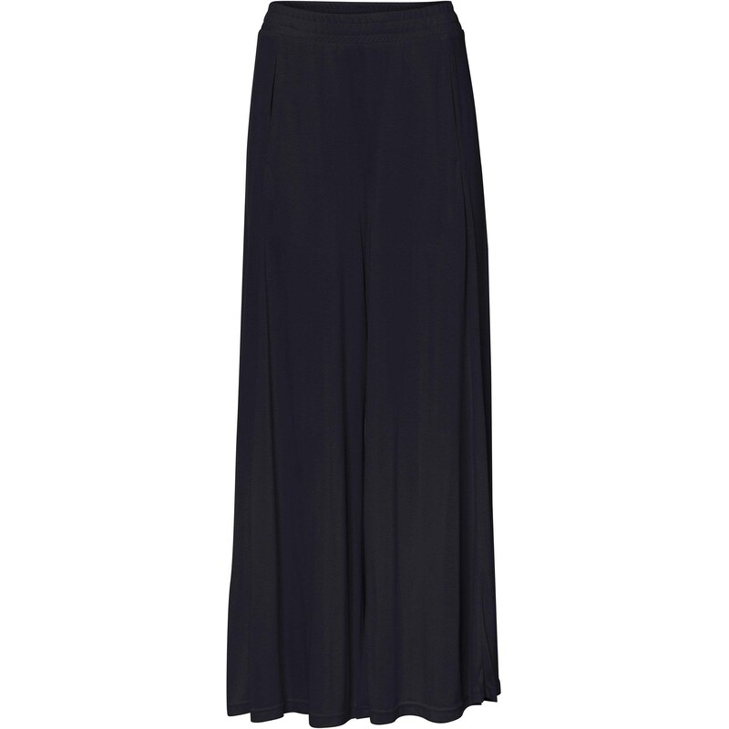 bonprix Culotte nohavice, široké strih, farba čierna 49720279