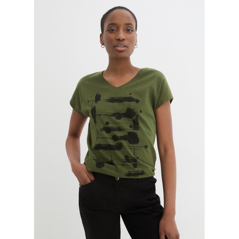 bonprix Tričko, farba zelená 45011334