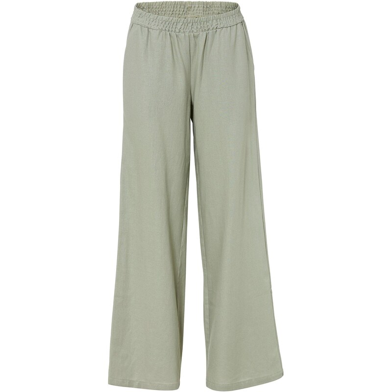 bonprix Palazzo nohavice z plátna, farba zelená 44954086
