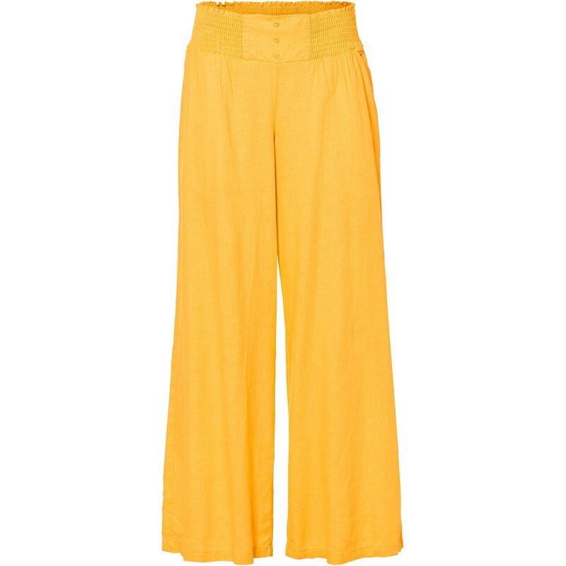 bonprix Nohavice Marlene zo vzdušného pláteného mixu, farba žltá 53338996