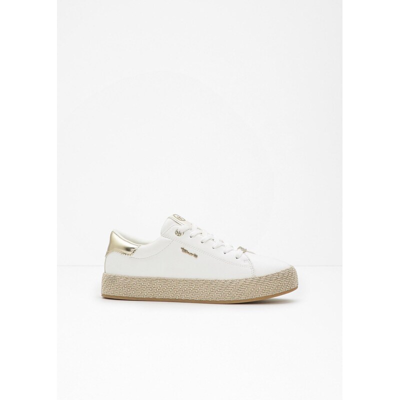 bonprix Tenisky Tamaris s podrážkou v lykovom vzhľade, farba biela 62471490