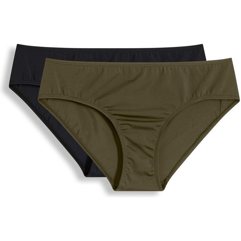 bonprix Bikinové nohavičky v dvojdielnom balení (2 ks), farba zelená 62471575