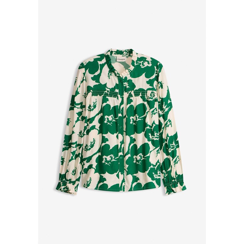 bonprix Blúzka z padavej viskózy, farba biela 67583108