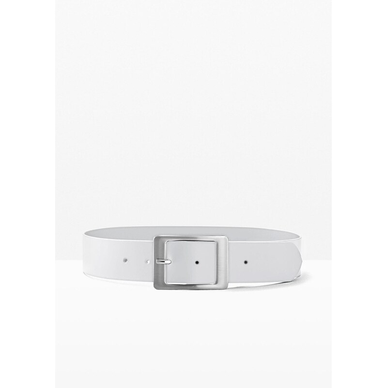 bonprix Kožený opasok, farba biela 49240208