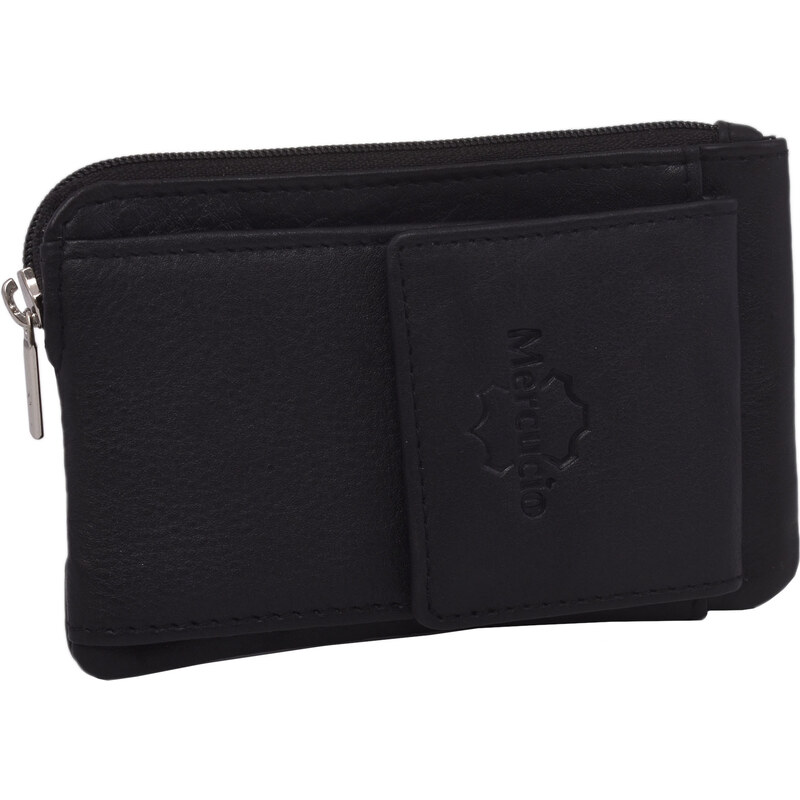 Kožená kľúčenka MERCUCIO čierna 2511496 67787023