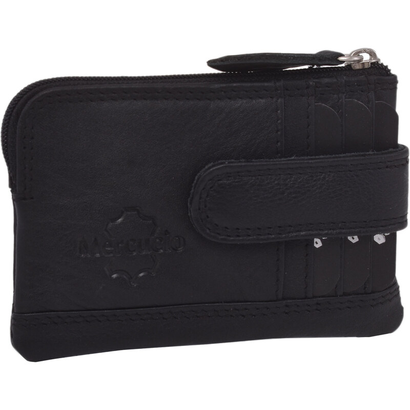 Kožená kľúčenka MERCUCIO čierna 2511497 67787024