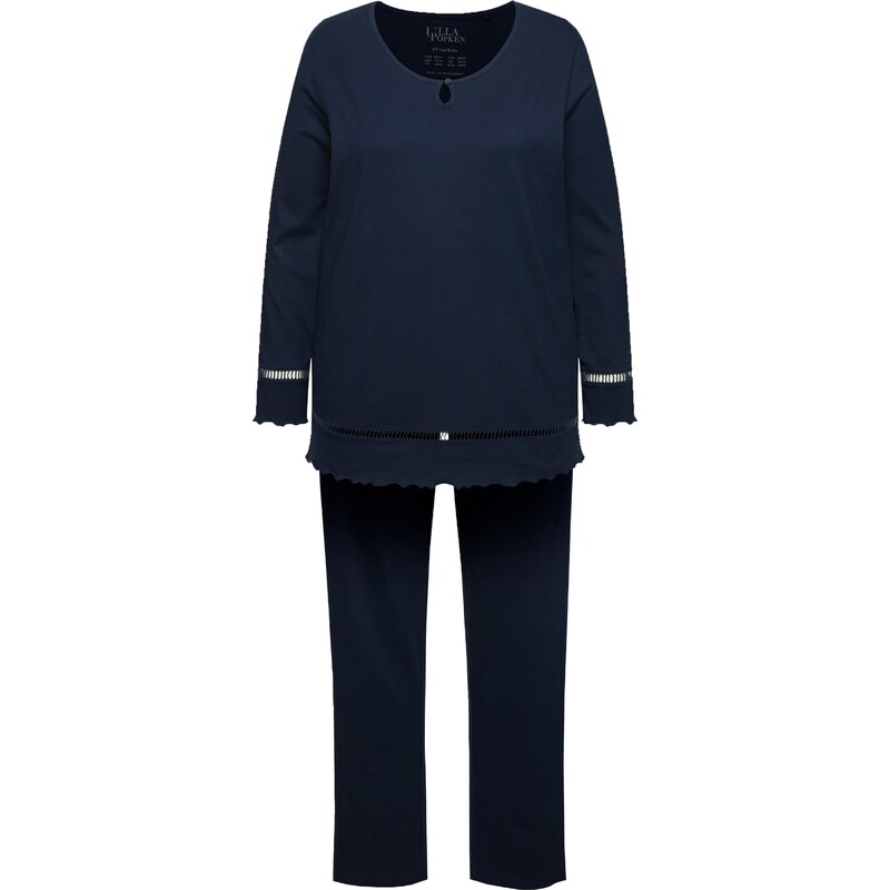 Ulla Popken Pyžamo tmavomodrá 67790118