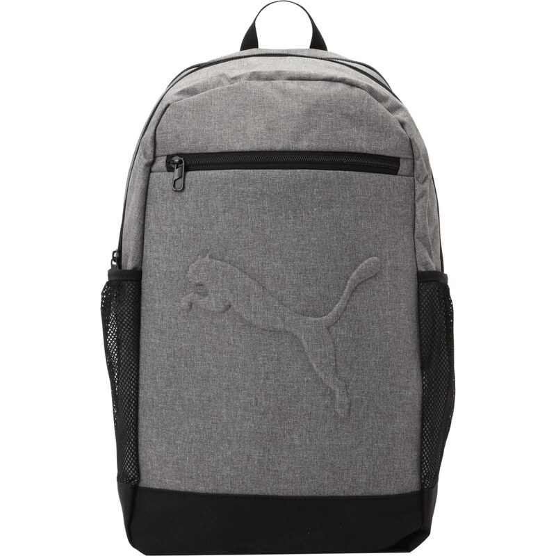 PUMA Batoh Buzz sivá melírovaná / čierna 67790144