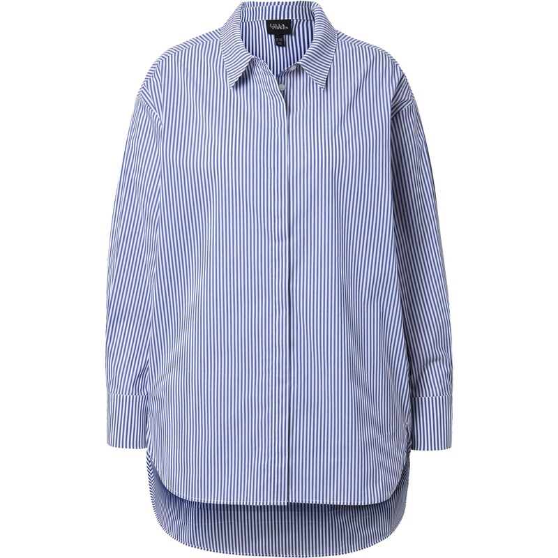 Ulla Popken Blúzka enciánová / biela 67790299