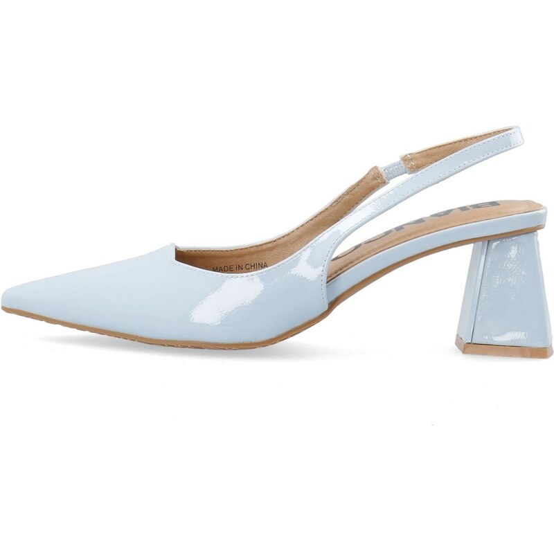 Bianco Lodičky s otvorenou pätou Maralyn svetlomodrá 67802376