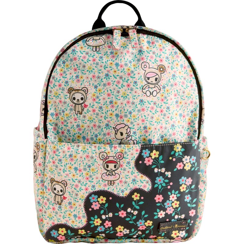 Cath Kidston Batoh Toki Doki svetlobéžová / zelená / ružová / čierna 67790393