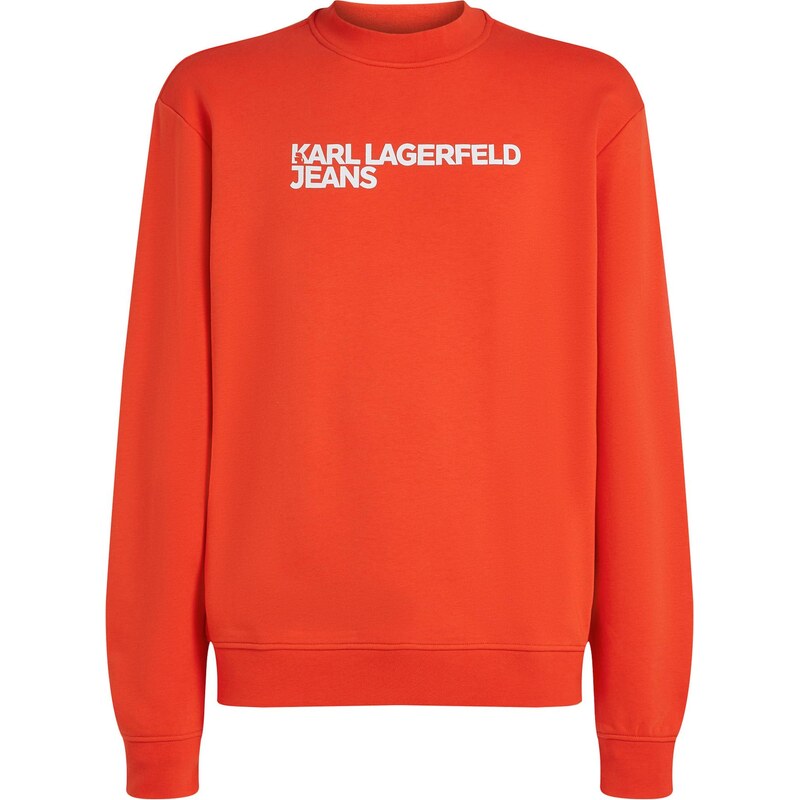 KARL LAGERFELD JEANS Mikina červená / biela 67790394