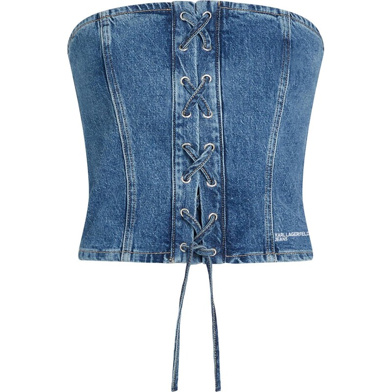 KARL LAGERFELD JEANS Top modrá denim 67790408