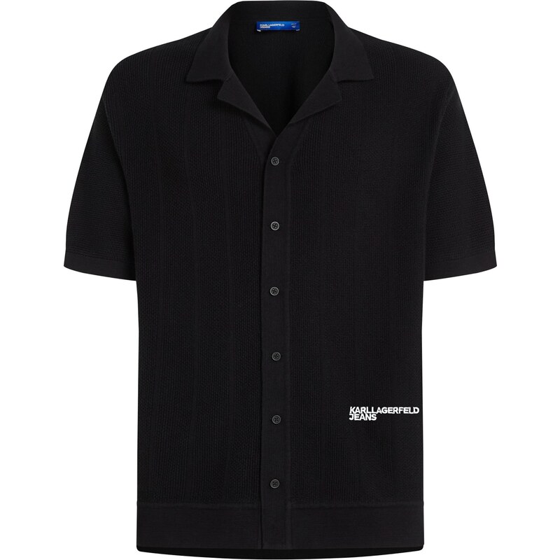 KARL LAGERFELD JEANS Košeľa čierna / biela 67790410