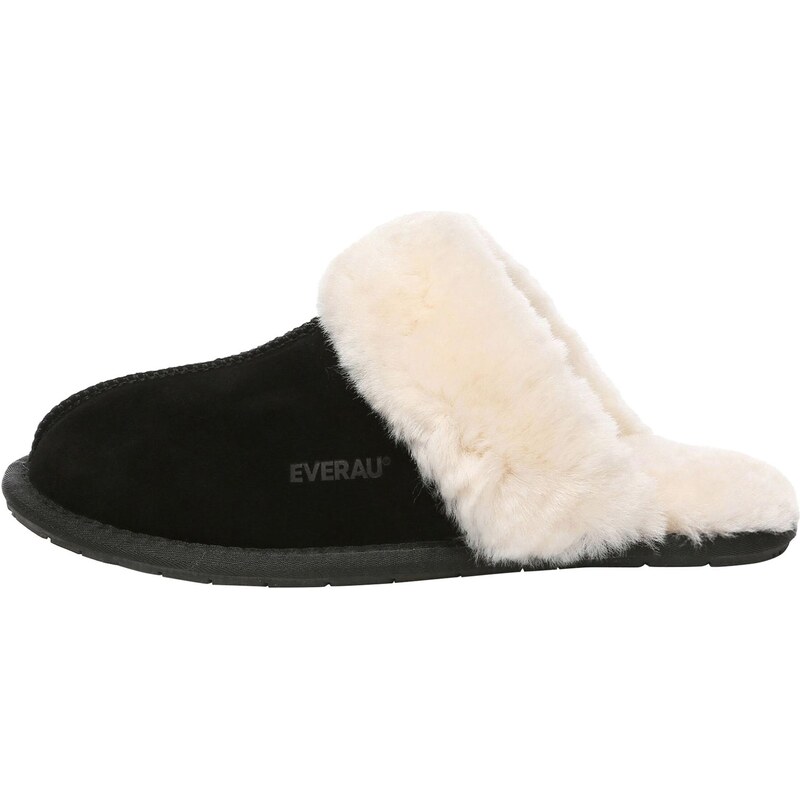 Everau Papuče krémová / čierna 67790471