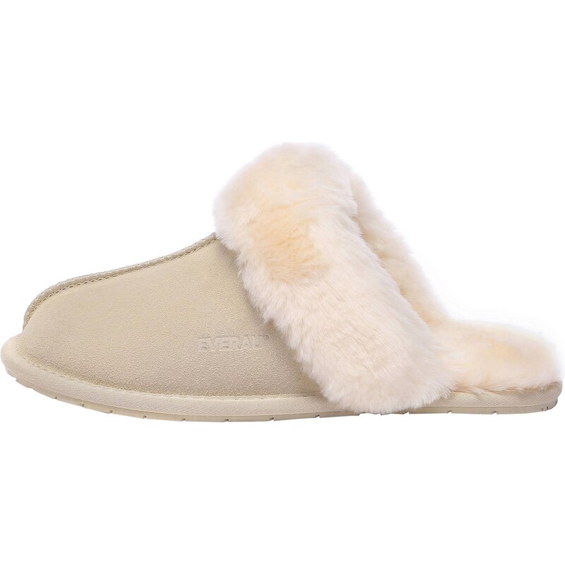 Everau Papuče krémová / piesková 67790472