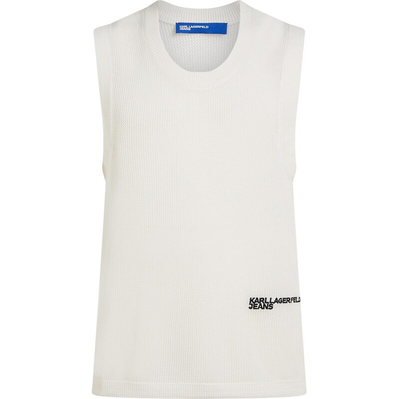 KARL LAGERFELD JEANS Sveter čierna / biela 67790424