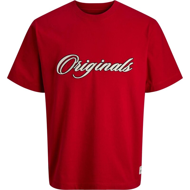 Jack & Jones Junior Tričko JORNantucket červená / čierna / šedobiela 67790505