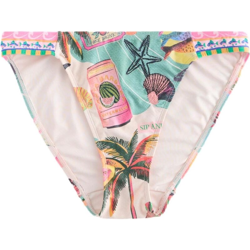 Next Bikinové nohavičky žltá / smaragdová / ružová / rosé 67790516