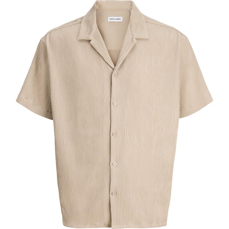 JACK & JONES Košeľa JJEHarrison sivobéžová 67790536