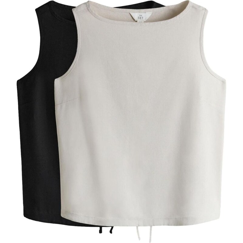 The Set Top čierna / biela 67790544