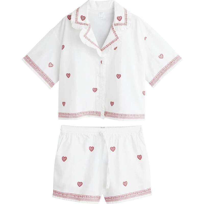 Next Kraťasy červená / biela 67790550