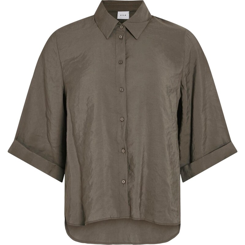 VILA Blúzka VIHula sivá 67790567