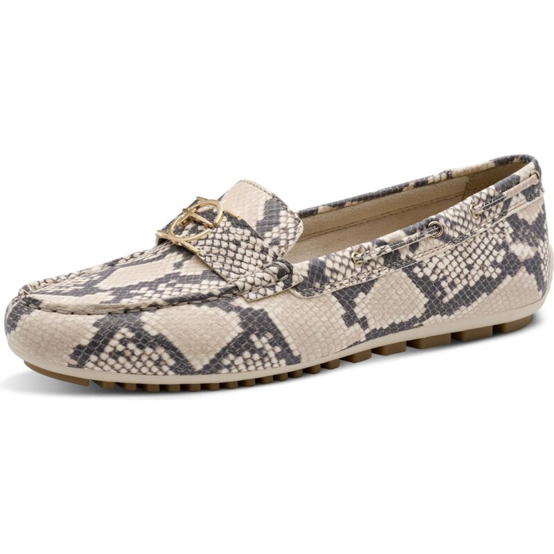 Tamaris Mokasíny kapučíno / antracitová 67790627