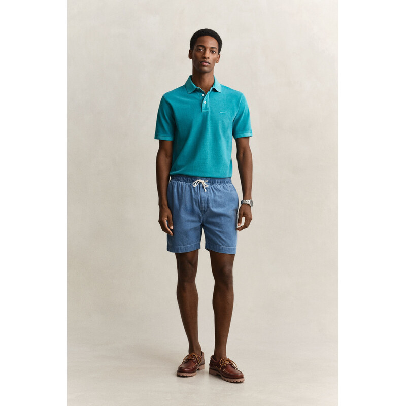 ŠORTKY GANT REG DENIM DS SHORTS SEMI LIGHT BLUE 67611820