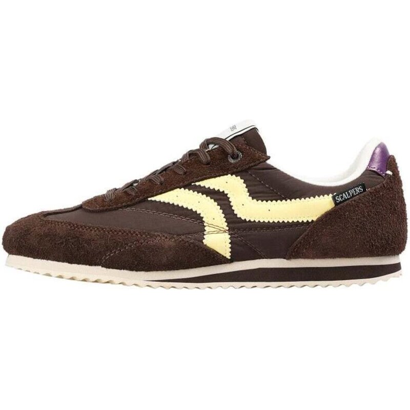 Scalpers Nízke tenisky Nats hnedá / žltá 67790723