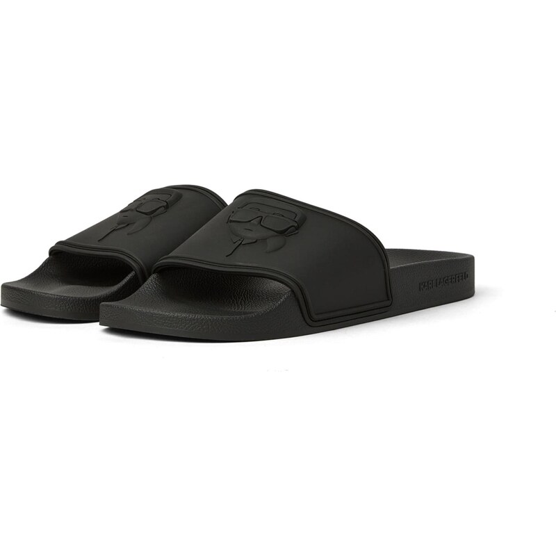 Karl Lagerfeld Papuče IKON čierna 67792033