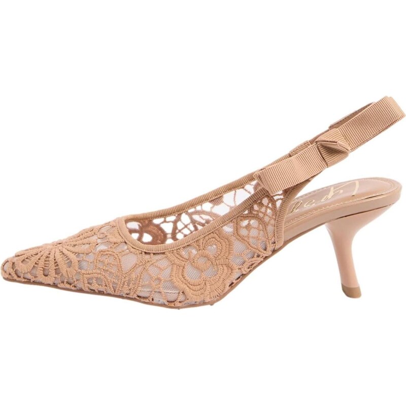 Lipsy Lodičky s otvorenou pätou kapučíno 67792050