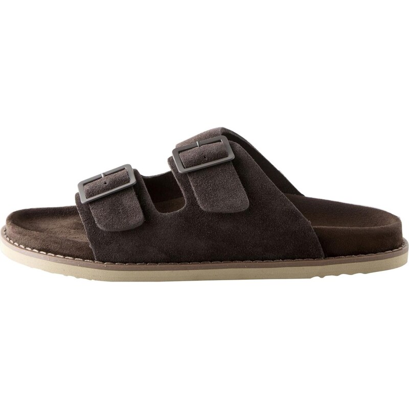 Next Šľapky tmavohnedá 67792081