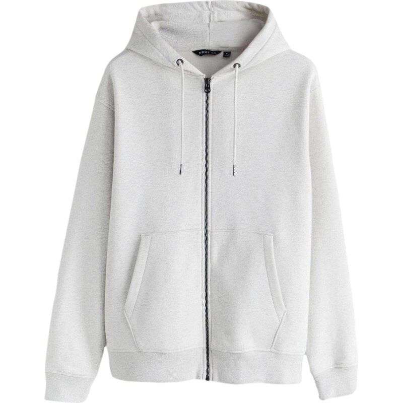 Next Tepláková bunda sivá 67792085