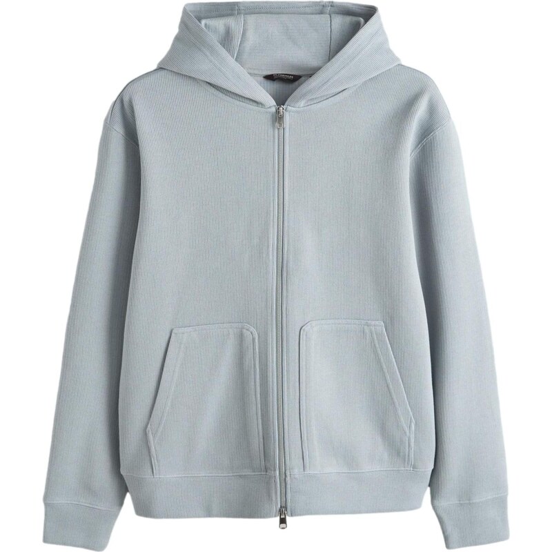 Next Tepláková bunda sivá 67792086