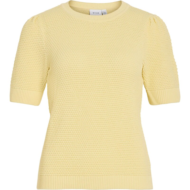 VILA Sveter VIDalo pastelovo žltá 67792167