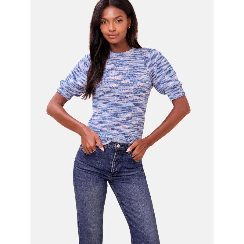 Lipsy Sveter svetlomodrá / ružová / biela 67792205