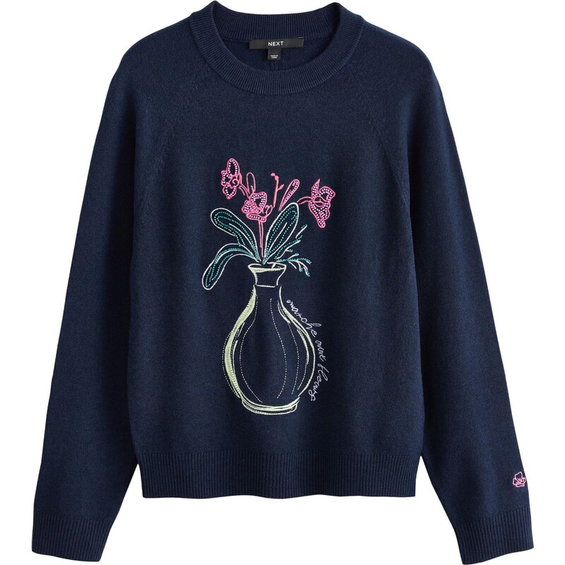 Next Sveter námornícka modrá / smaragdová / pastelovo zelená / 67792340