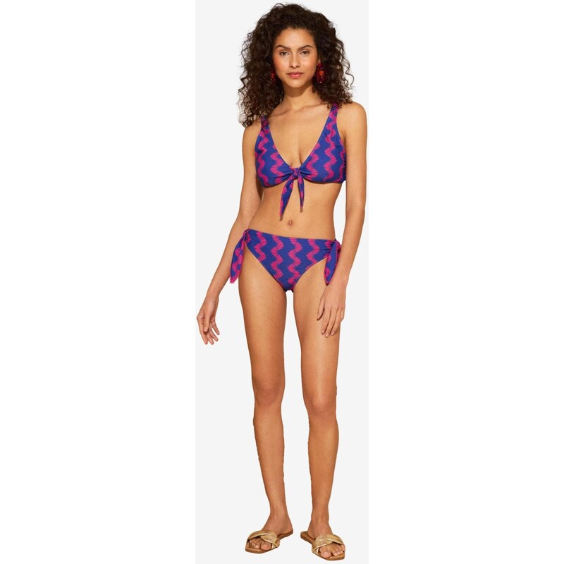 love & roses Bikinový top modrá / tmavoružová 67792356