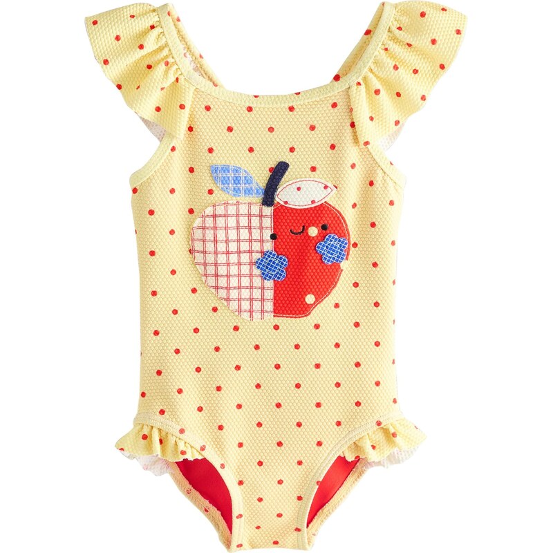 Next Jednodielne plavky nebesky modrá / svetložltá / červená / biela 67792412