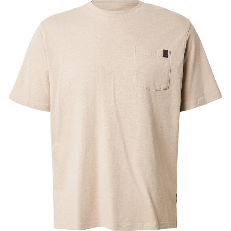 JACK & JONES Tričko JJEDover béžová 67792421