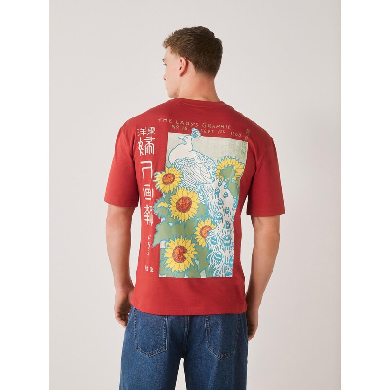 Next Tričko svetlomodrá / žltá / červená / šedobiela 67792426