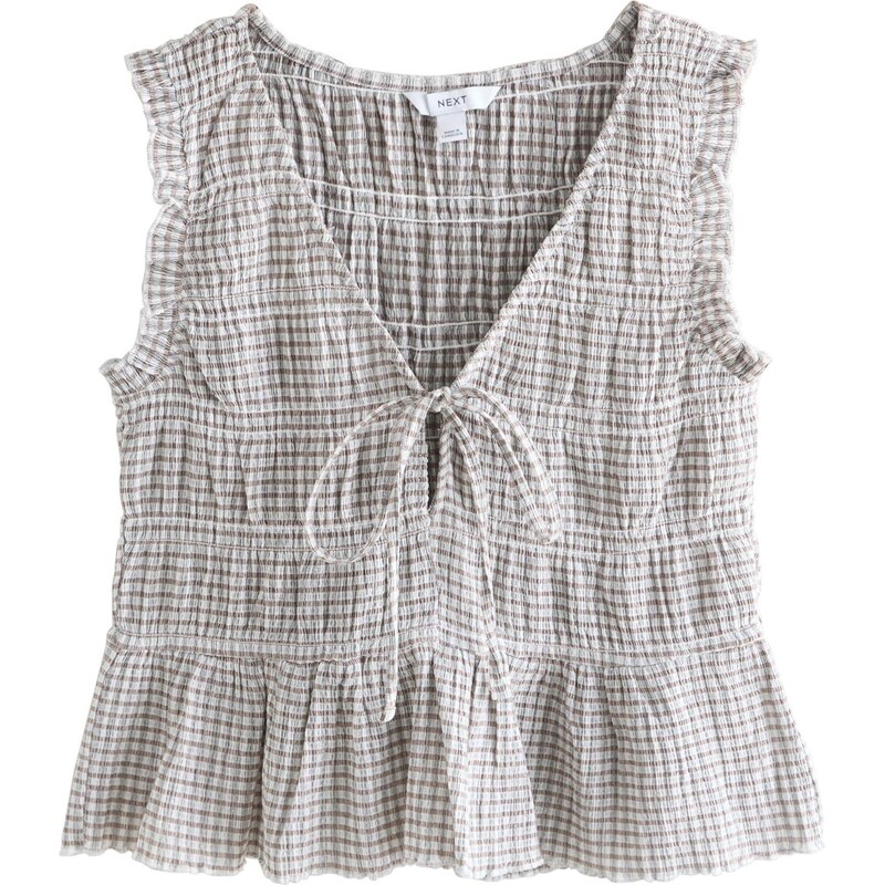 Next Blúzka sivá / biela 67792468