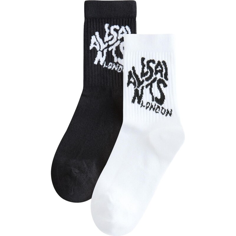 smALLSAINTS Ponožky čierna / biela 67792449