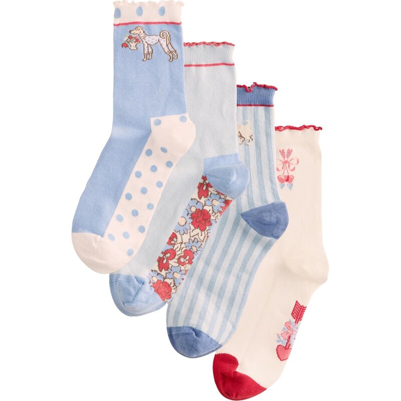 Cath Kidston Ponožky modrá / červená 67792471