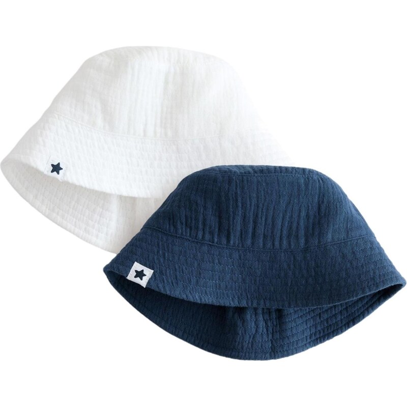 Next Klobúk námornícka modrá / biela 67792526